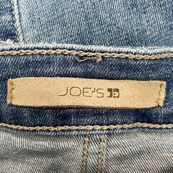 Joe's Jeans Mid Rise Skinny Jean Women's 27 Frayed Ankle Cropped Cotton Stretch - Picture 12 of 14